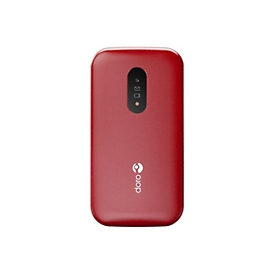 DORO 2820 - 4G Feature Phone / Interner Speicher 17 MB - microSD slot - 320 x 240 Pixel - rear camera 0,3 MP - Rot