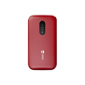 DORO 2820 - 4G Feature Phone / Interner Speicher 17 MB - microSD slot - 320 x 240 Pixel - rear camera 0,3 MP - Rot