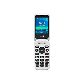 DORO 6820 - 4G Feature Phone - microSD slot - 320 x 240 Pixel - rear camera 2 MP - Schwarz, weiß