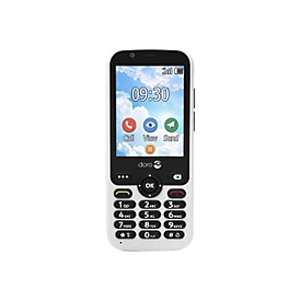 DORO 7010 - 4G Feature Phone - microSD slot - 320 x 240 Pixel - rear camera 3 MP - weiß