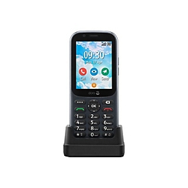 DORO 730X - 4G Feature Phone - Dual-SIM / Interner Speicher 1.3 GB - microSD slot - 320 x 240 Pixel - rear camera 3 MP