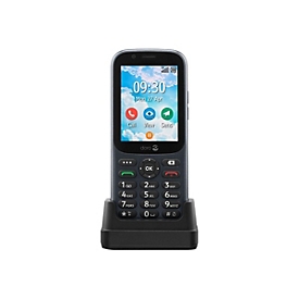 DORO 730X - 4G Feature Phone - Dual-SIM / Interner Speicher 1.3 GB - microSD slot - 320 x 240 Pixel - rear camera 3 MP