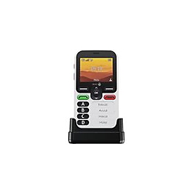DORO Leva X10 - 4G Feature Phone - RAM 64 MB / Interner Speicher 128 MB - microSD slot - 320 x 240 Pixel (60 Hz) - Schwarz / Weiß