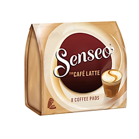 Dosettes de café Caffe Latte Senseo, paquet de 8 pads