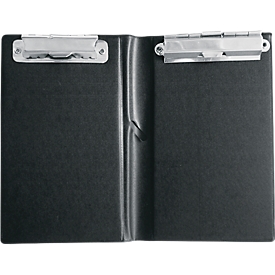 Dossier de caisse KC626 sigel®, 120 x 180 mm, avec 2 pinces métalliques et un porte-stylo