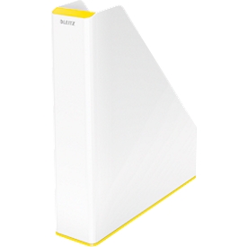Dossier du magazine Leitz WOW Duo Color, blanc/jaune