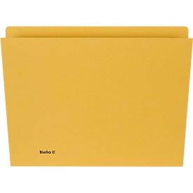 Dossier vertical Biella, pour DIN A4, L 330 x l 265 x H 1 mm, carton, jaune