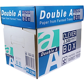 Double A Kopieer papier, A4, 80 g/m², doos van 2500 vel (leveringsprobleem - niet beschikbaar tot februari 2023)