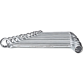 Double ring spanners 8 pieces DIN 838