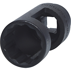Douille 1/2" pour injecteurs diesel, 12 pans, 27 mm