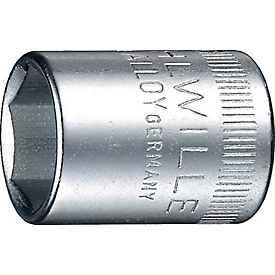 Douille 40 1/4 pouces, hexagonale SW 7 mm, L.23 mm, STAHLWILLE