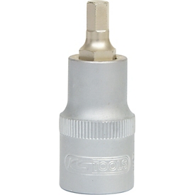 Douille à embout de 1/2" à six pans creux, courte, 17 mm