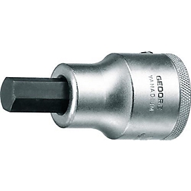 Douille IN 32 3/4 pouce 6 pans creux SW 17mm L.155mm GEDORE