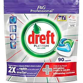 Dreft vaatwastabletten Pro ALL IN ONE, 90 stuks