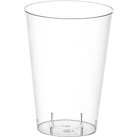 Drinkbeker glashelder 0,3 liter, 50 stuks