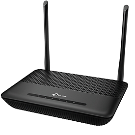 DSL Router tp-link TD-W9960v, kompatibel mit VDSL/ADSL, bis 100 Mbit/s & WLAN bis 300 Mbit/s, DECT bis 6 Geräte, Blitzschutz bis 6000 V, 2 Antennen