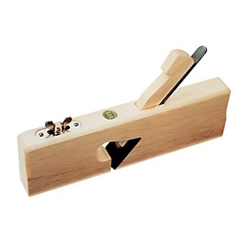 Dubbele kroonlijst vlak ijzer b.30mm l.270mm wit beuk ECE