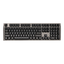 Ducky Shine 7 DKSH1808ST - Tastatur - Hintergrundbeleuchtung - USB-C - Tastenschalter: CHERRY MX RGB Red - gunmetal-grau
