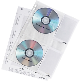 Durable CD/DVD-Hülle A4, für 4 CD/DVDs