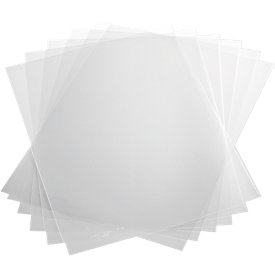 Durable clamping rail cover, polypropylene, 120 my, 50 pieces, transparent