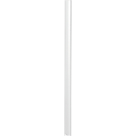 Durable clip rail, plastic, 25-30 sheets, 50 pieces, transparent