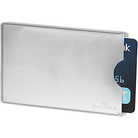 Durable creditcardhoesjes RFID SECURE, beschermd tegen onbevoegd inlezen, 10 stuks
