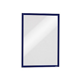 Durable DURAFRAME - Dokumentenhalterung - Oberflächenmontage - für A3 - doppelseitig - dunkelblau (Packung mit 2)