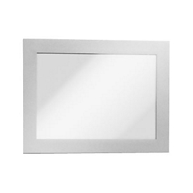 Durable DURAFRAME MAGNETIC - Dokumentenhalterung - für A6 - magnetisch - Silber (Packung mit 5)