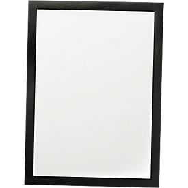 Durable film frame Duraframer Grip, DIN A4 format, for textile surfaces, black