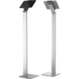Durable Floor tablet stand, for tablets 7-13", holder can be rotated 360°, arm can be tilted 0-88°, incl. USB cable