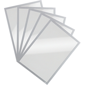 DURABLE magneetlijst DURAFRAME MAGNETIC, A4, zilver-metallic, 5 stuks