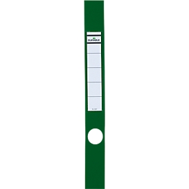 DURABLE Ordnerrückenschilder Ordofix, Rückenbreite 40 mm, selbstklebend, 10 Stück, grün