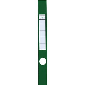 DURABLE Ordnerrückenschilder Ordofix, Rückenbreite 60 mm, selbstklebend, 10 Stück, grün