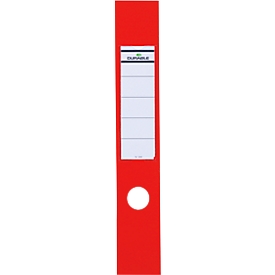 DURABLE Ordnerrückenschilder Ordofix, Rückenbreite 60 mm, selbstklebend, 10 Stück, rot