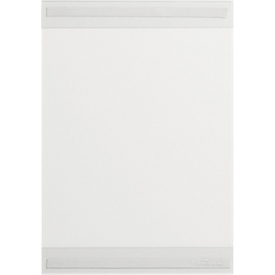 Durable Porte-revues rPET, A4 portrait, autocollant grâce à 2 bandes adhésives au dos, PET recyclé, transparent, 5 pièces