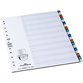 DURABLE PP-Register, Buchstaben A-Z