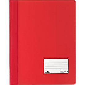 DURABLE Premium presentatiemap, voor A4, hard pvc, 25 stuks, rood