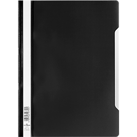 DURABLE snelhechtmap met snelhechter, A4, polypropeen, 50 st., zwart
