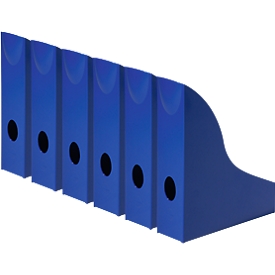 DURABLE tijdschriftenhouder Basic, A4, polystyreen, blauw