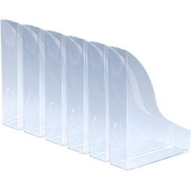 DURABLE tijdschriftenhouder Basic, A4, polystyreen, transparant