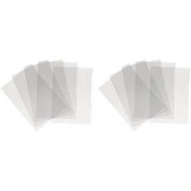 Durable transparent pockets, DIN A3, open top, 10 pieces