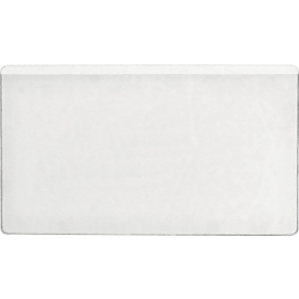 DURABLE visitekaarthoesjes - 105 x 65 mm - zelfklevend - 100 stuks