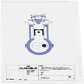 DURABLE zichtmap Business, A4, glad, 50 st., transparant