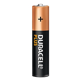 Duracell Batterien Plus Power, Micro AAA, Spannung 1,5 V, bis zu 50 % mehr Leistung, bis zu 10 Jahre einsatzbereit, 12 Stück