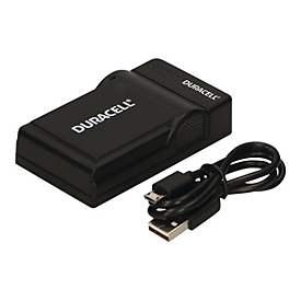 Duracell DRP5953 - USB-Batterieladegerät - 1 x Batterien laden - für Panasonic Lumix DMC-F4T, FH22, FS11, FS33, FT20, FT4, FX48, FX66, FX70, FX700, FX75, TS10