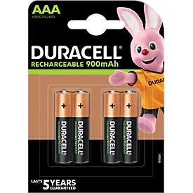 DURACELL® oplaadbare batterij Micro AAA 800mAH mAH, 4 stuks