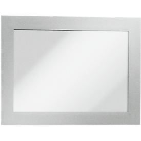 Duraframe® magneetlijst A6, zelfklevend, 2 st., zilver