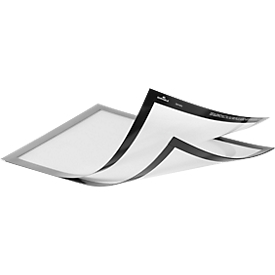 DURAFRAME® magneetlijst MAGNETIC PLUS A4, zilver-metallic, 2 stuks