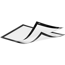 DURAFRAME® magneetlijst MAGNETIC PLUS A4, zwart, 2 stuks