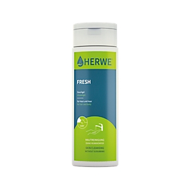 Duschgel HERWE HERWEFRESH, für Haut & Haar, pH-Wert 5, leicht parfümiert, 250 ml in Flasche